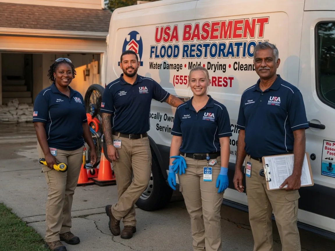 Basement Flood Cleanup company in Jermyn, TX