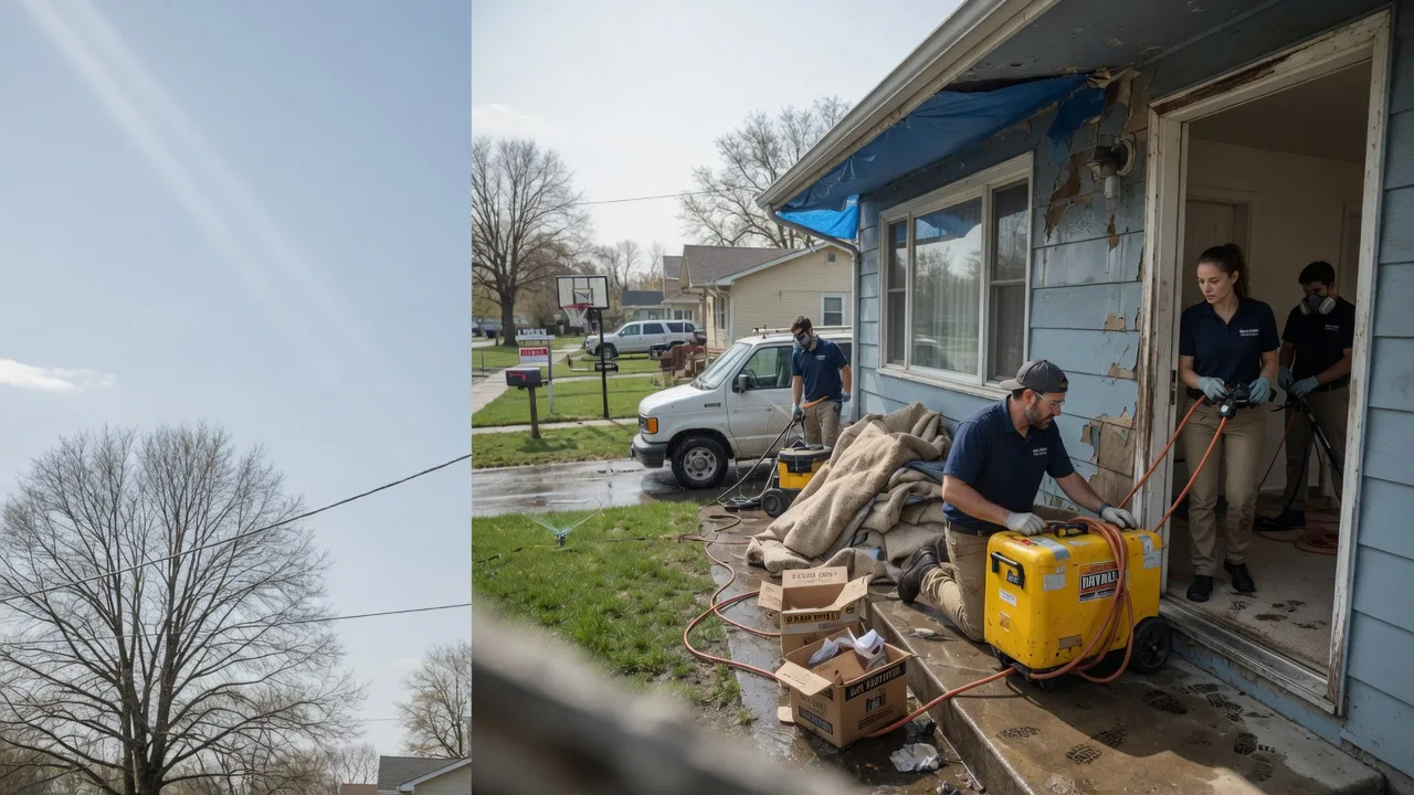 Basement Flood Cleanup in Jermyn, TX near me